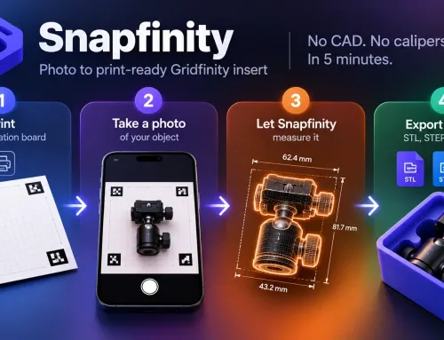 Photograph Any Object, Get a Custom Gridfinity Bin — No Calipers, No CAD
